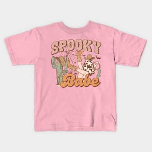 spooky babe halloween Kids T-Shirt